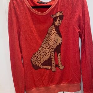 RED CHETTA SWEATER LONG SLEAVE